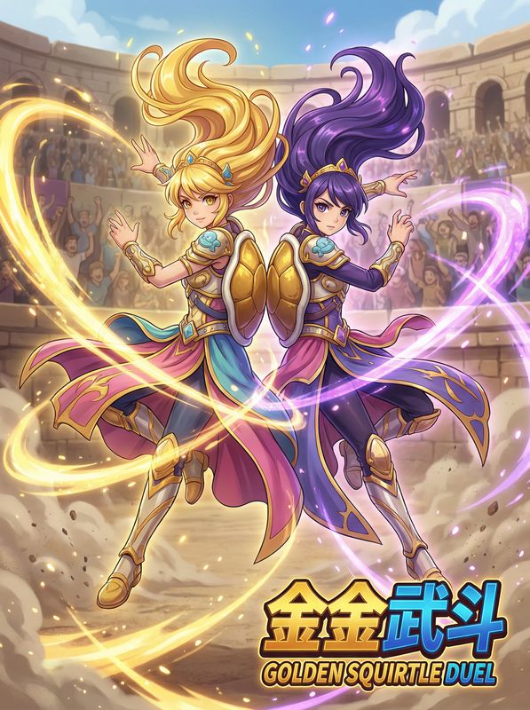 高清3D动漫抖音动漫-金色双子